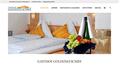 Desktop Screenshot of goldenesschiff.at