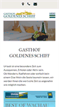 Mobile Screenshot of goldenesschiff.at